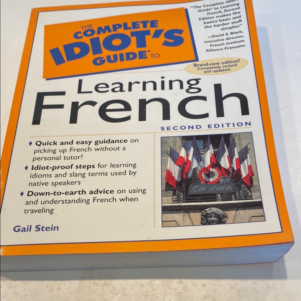 “The Complete Idiot’s Guide to Learning French,”